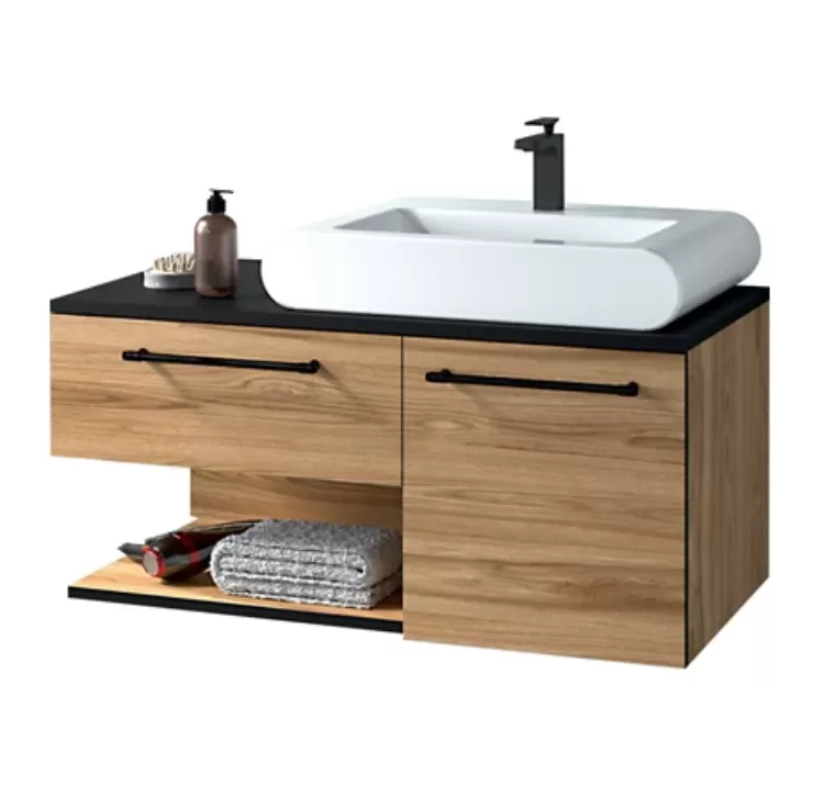 Bathroom Cabinet Lower Module - Washbasin 90 cm 
