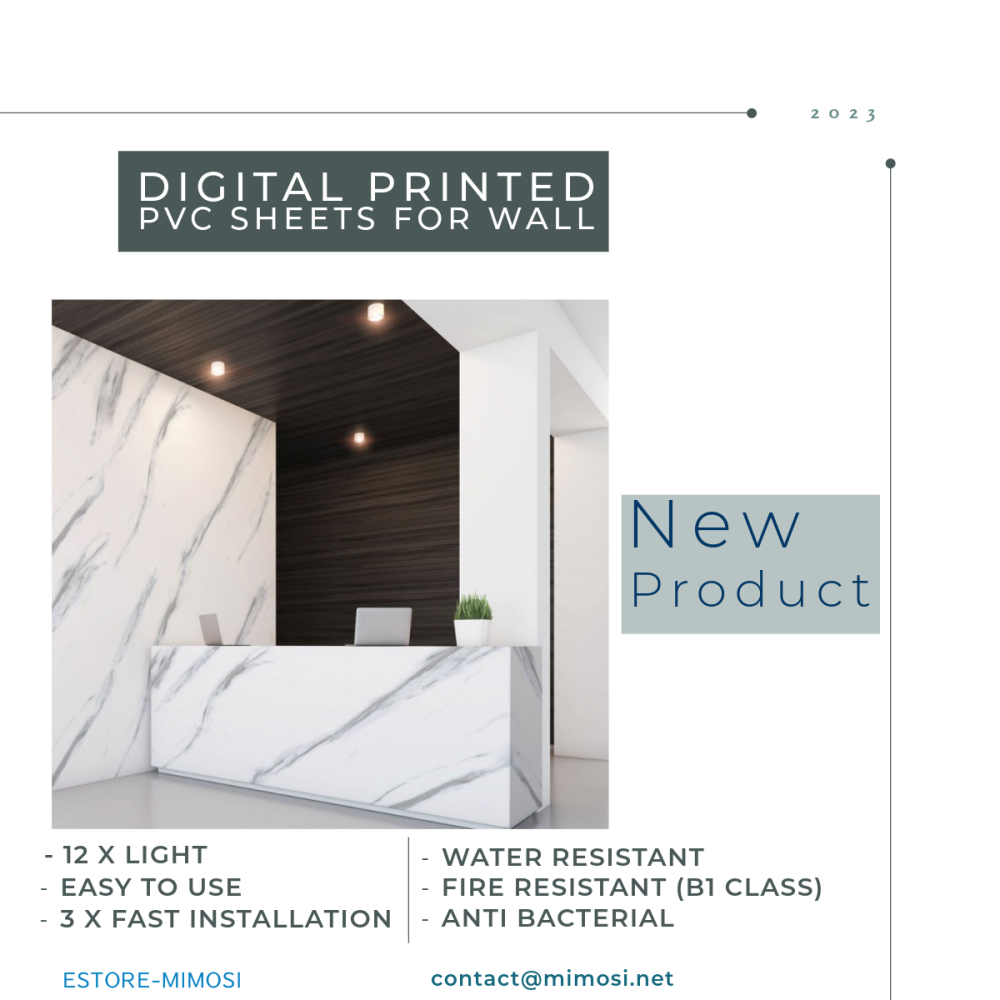 Digital Printed Pvc Wall Sheet